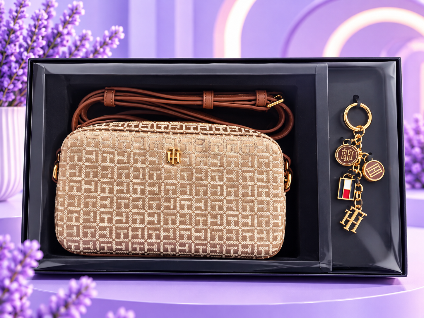 Set crossbody + llavero