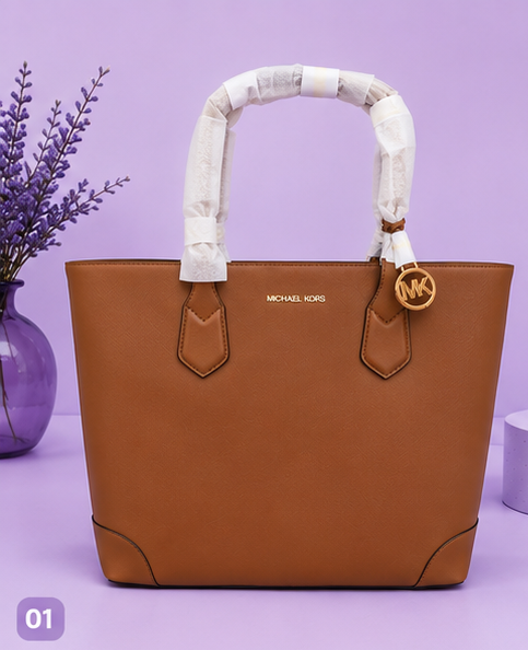 Bolso tote grande marrón claro