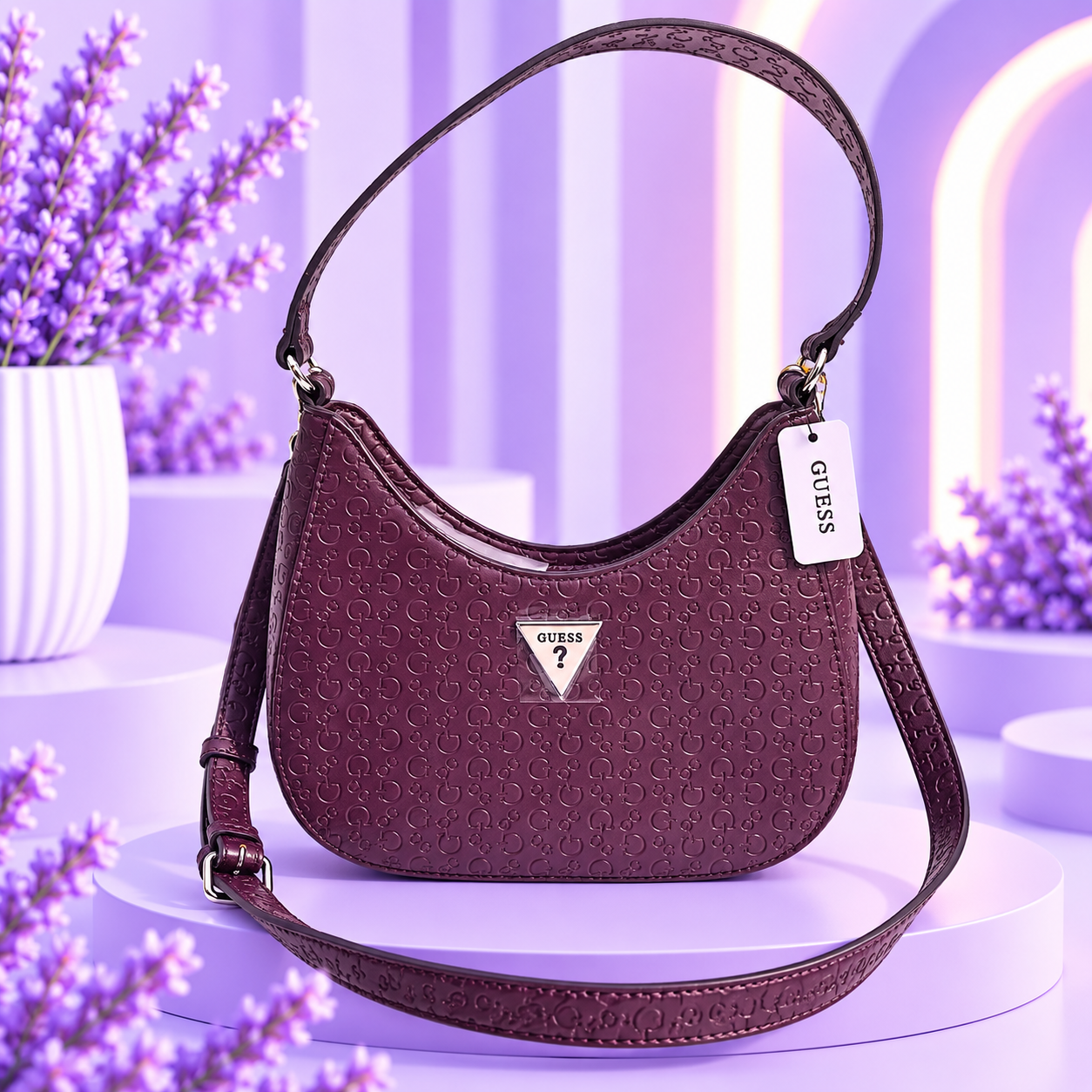 Shoulder/crossbody uva monograma